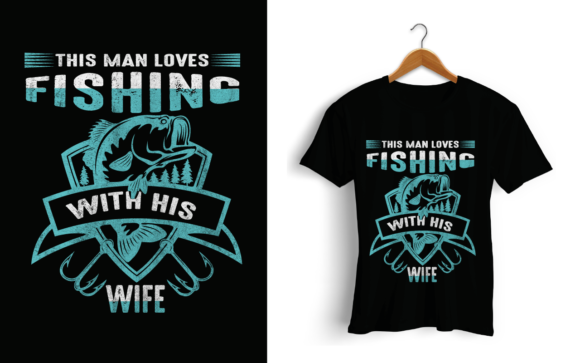 Amazing Fishing Typography for T- Shirt Review