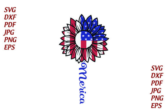 America Sunflower Flag Independence Day Review