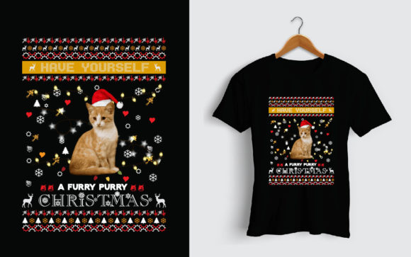 Cat Christmas T-Shirts Design Review