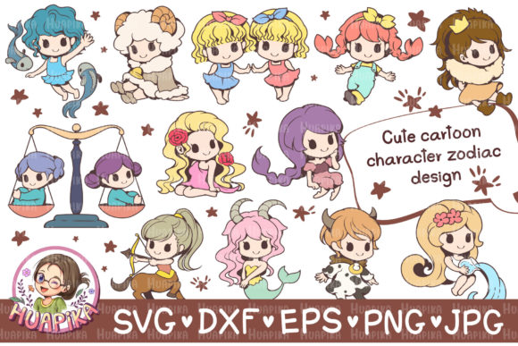 Cute Cartoon Character Zodiac Design Review