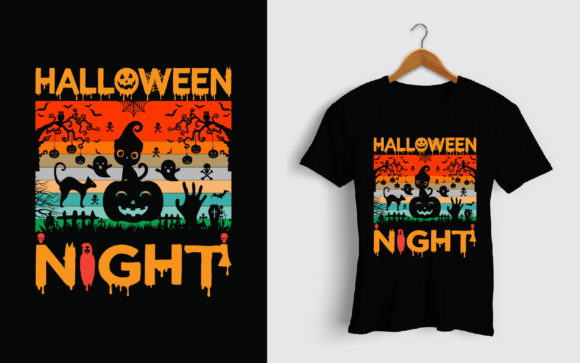 Halloween Night Party T Shirt Design Review