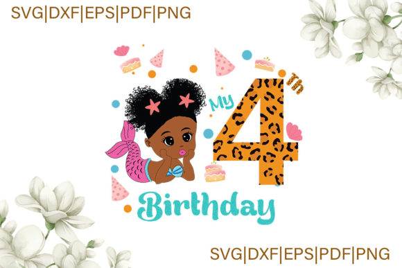 Mermaid 4th Birthday Gift for Daughter Review