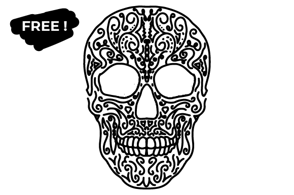 Skull Mandala Illustration: Real Embroidery Review