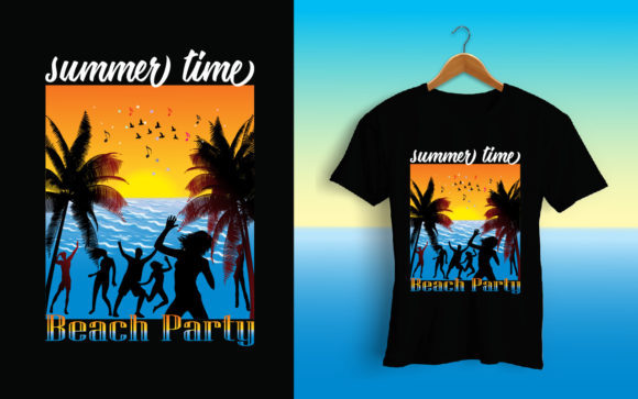Summer Time Beach Party T-Shirt Design Review
